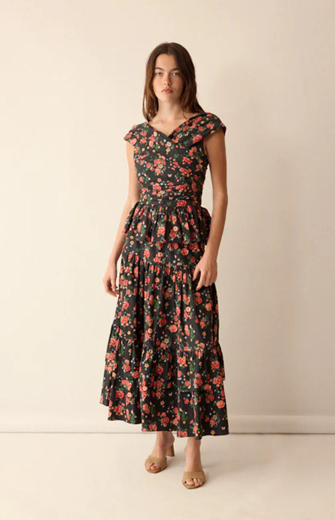 Lily Top in Midnight Garden