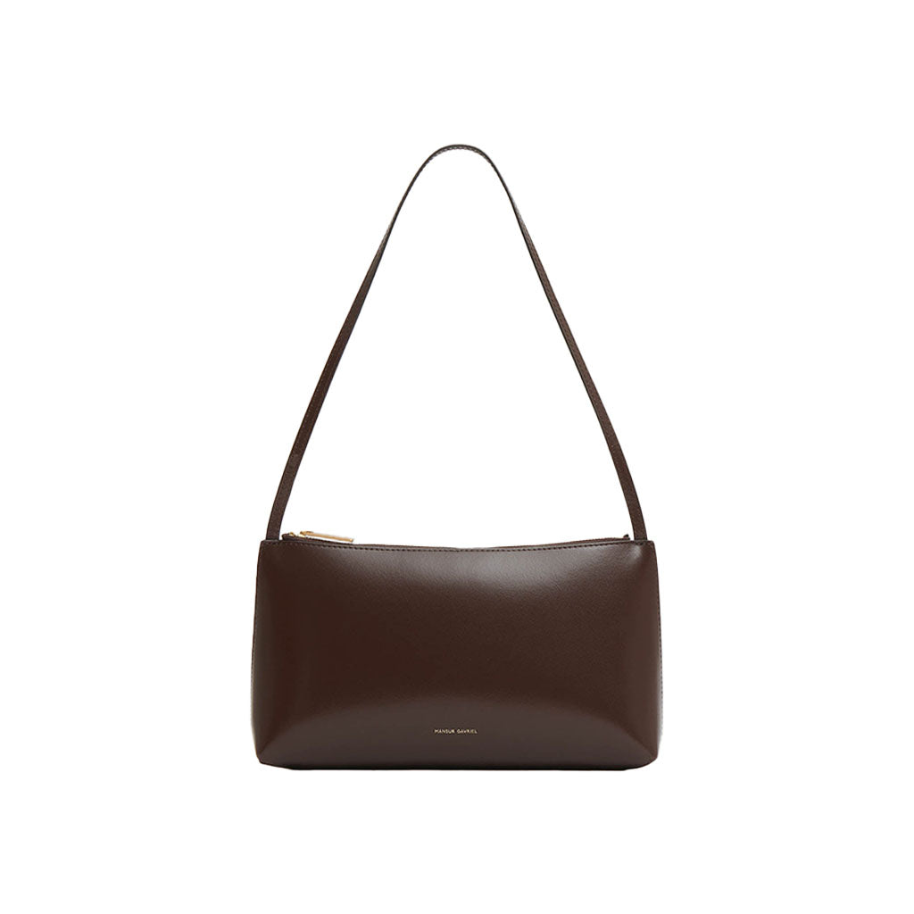 Gaia Shoulder Bag in Chocolate & Warm Grey