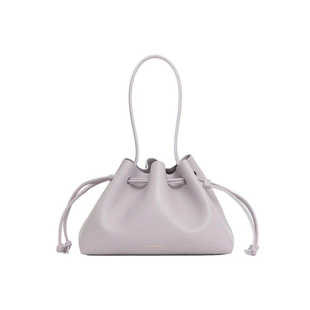 Drawstring Pouchette in Lila