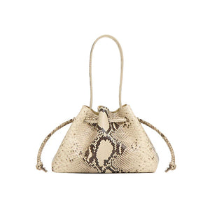 Drawstring Pouchette in Roccia