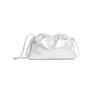 Mini Cloud Clutch in Silver