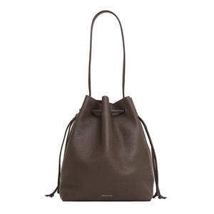 Drawstring Cabas in Chocolate