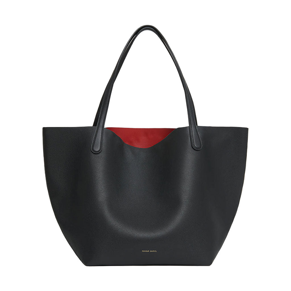 Everyday Soft Tote in Black & Flamma