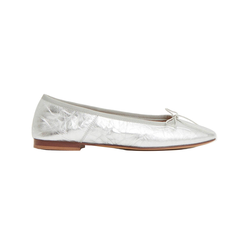 Dance Ballerina in Crinkle Silver
