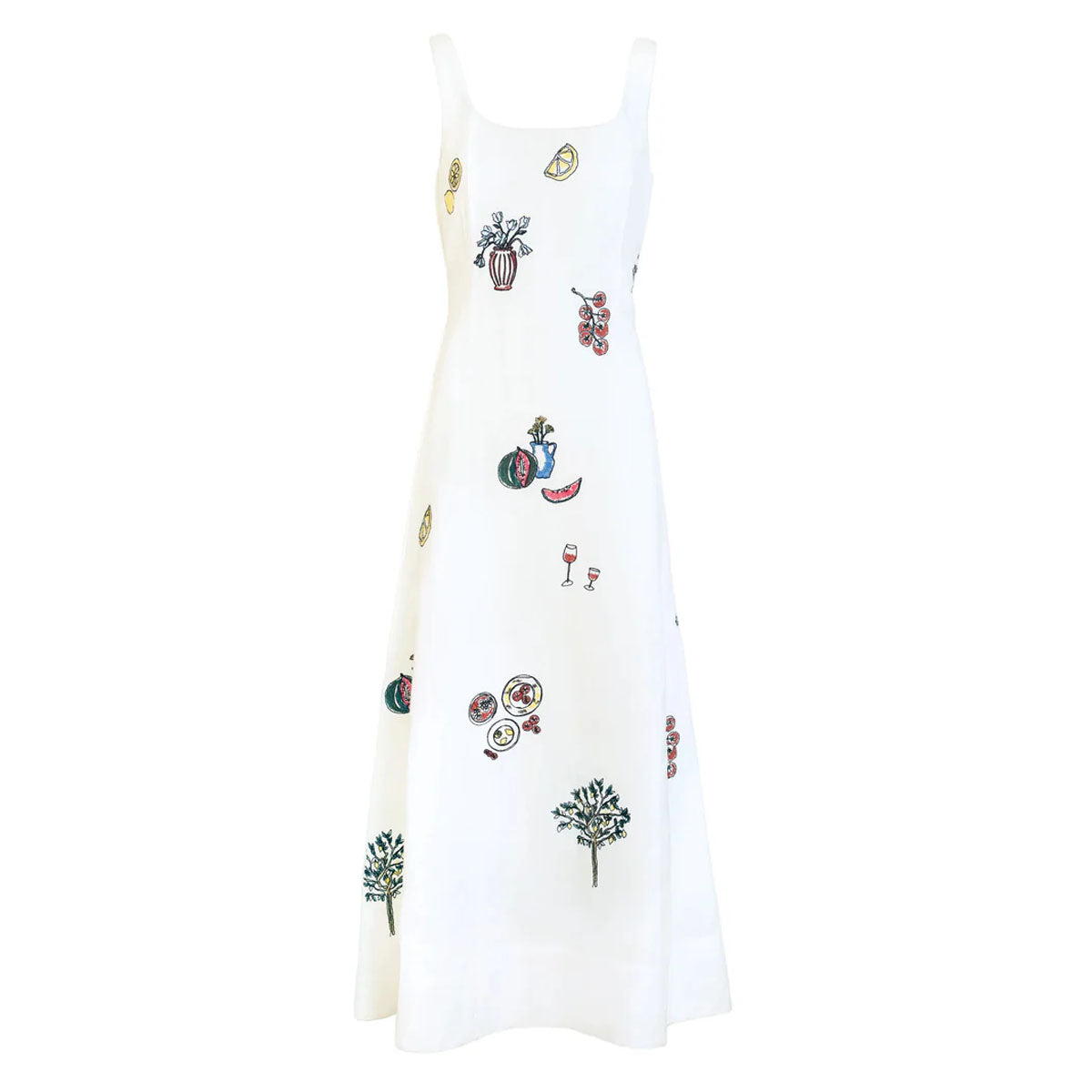Soren Dress in Optic White