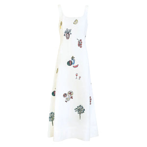 Soren Dress in Optic White