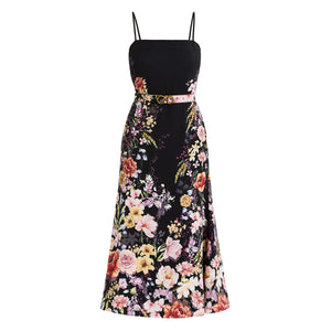 Tropez Convertible Midi Dress in Twilight Florals