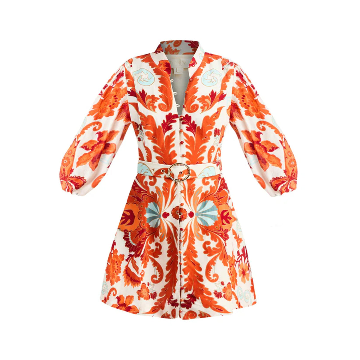 Valencia Mini Dress in Rossa Waltz