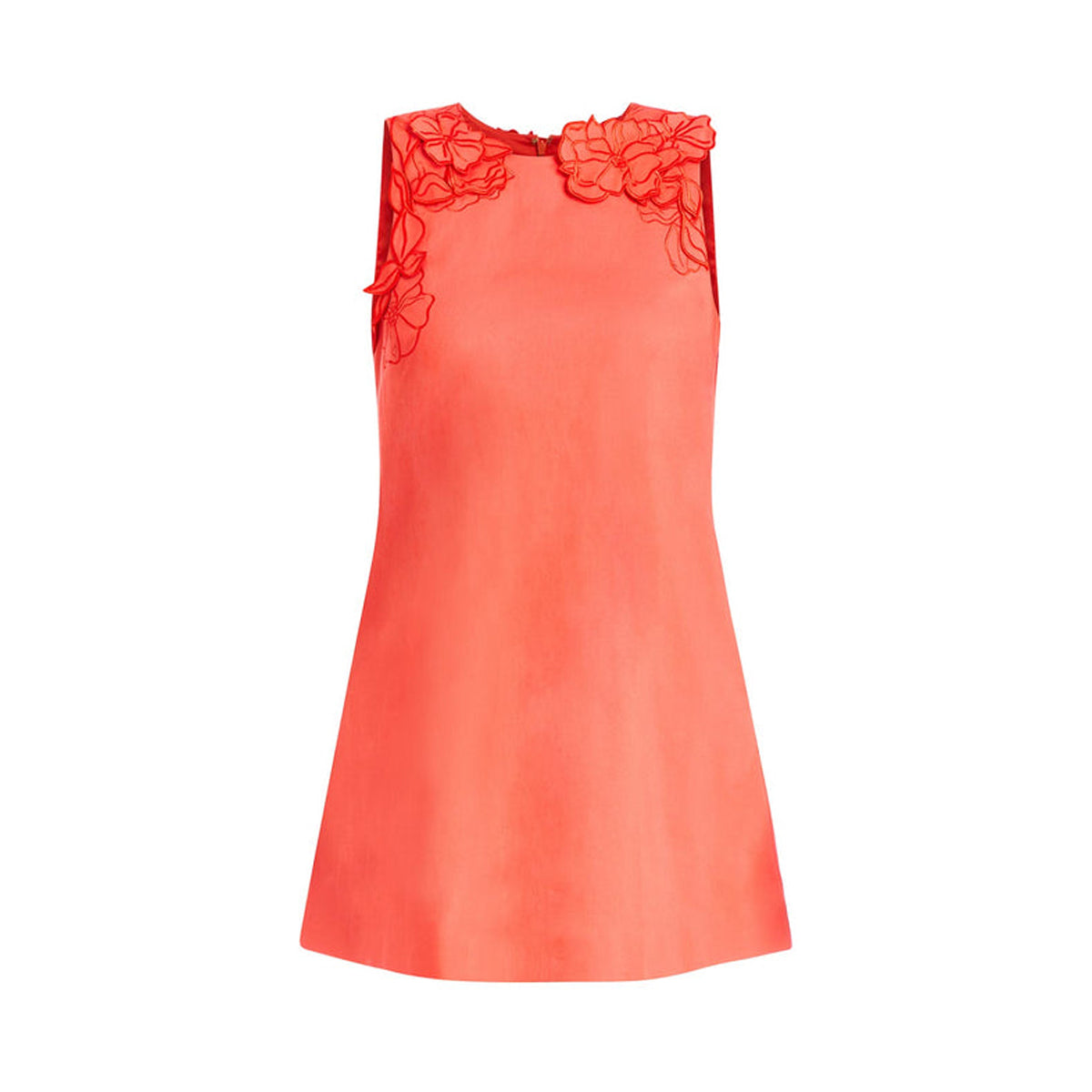 Juniper Shift Mini Dress in Calypso Coral