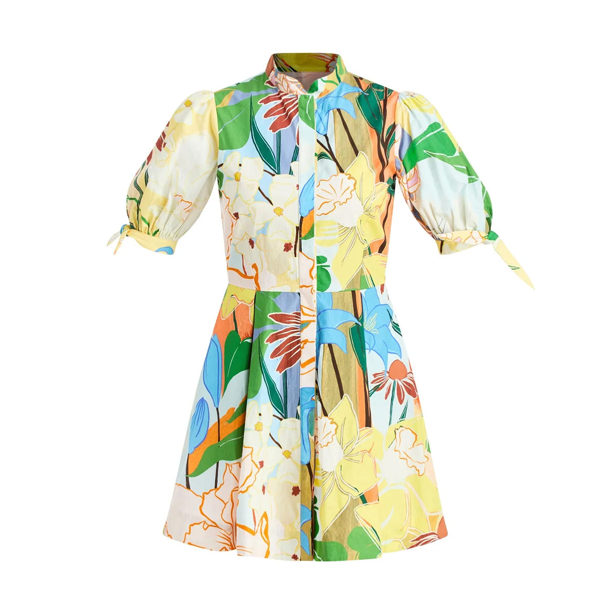 Brooklyn Mini Dress in Primrose Florals