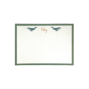 Blue Whale Notecard, Set of 20
