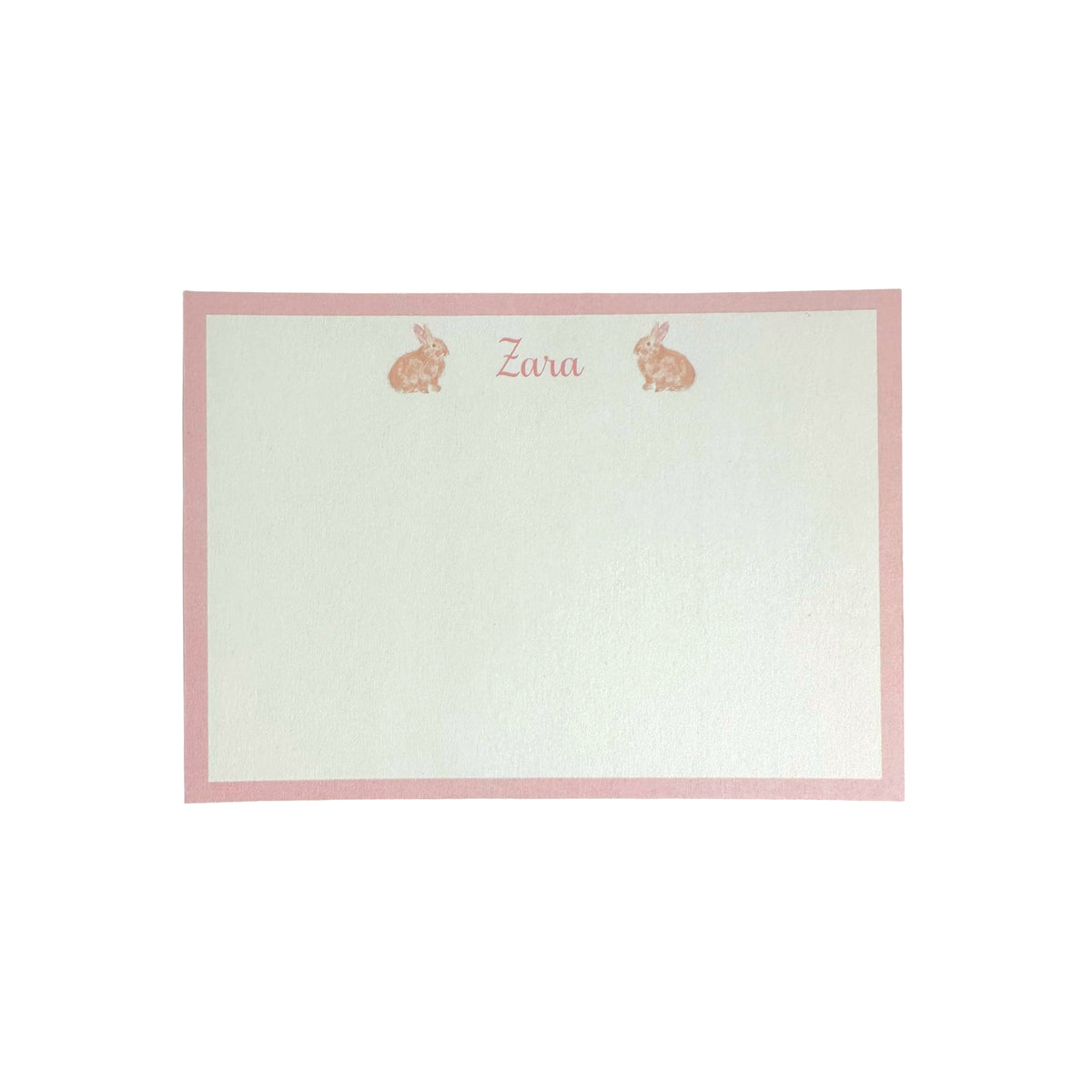 Bunny Notecard, Set of 20