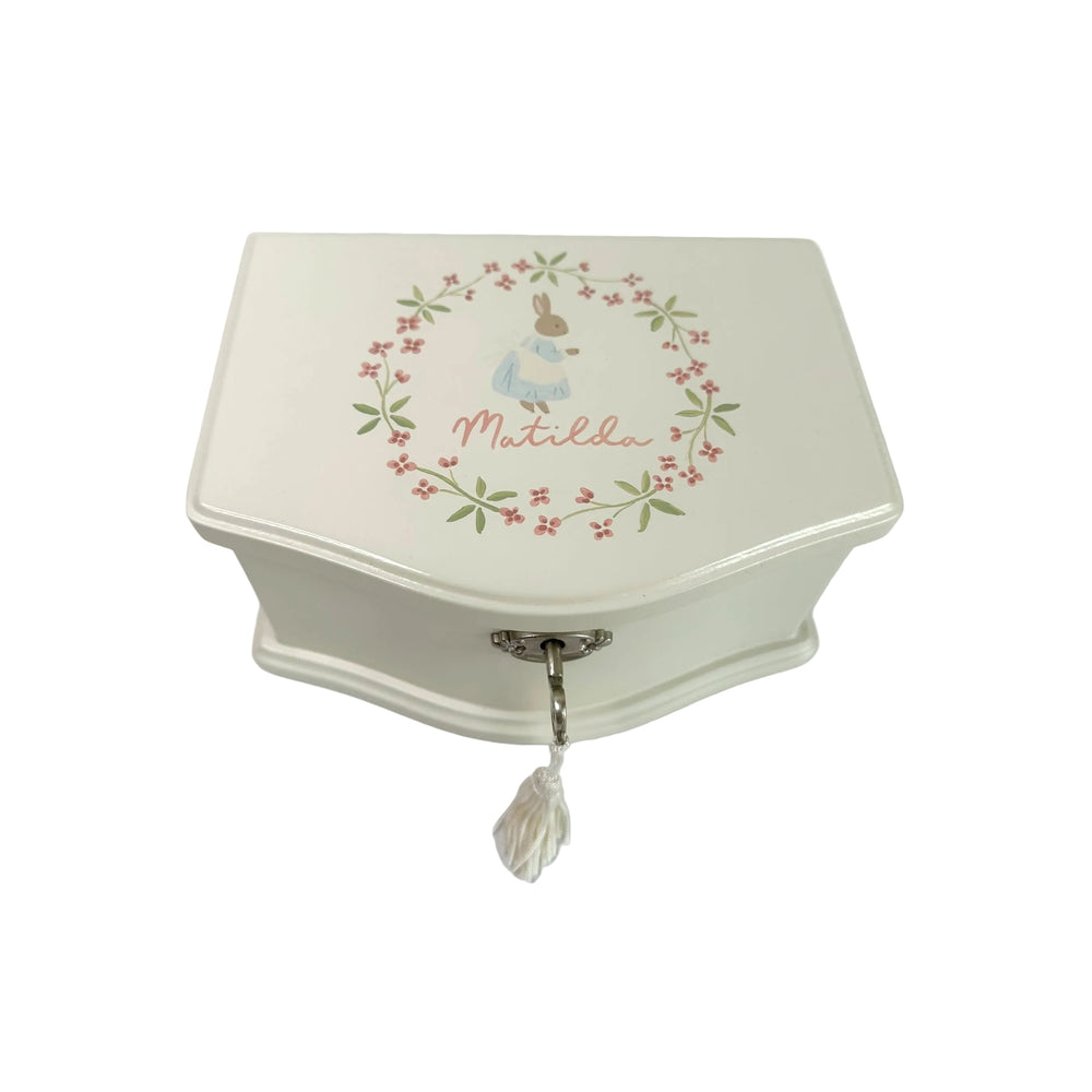 Musical Ballerina Box in Cosima Rabbit
