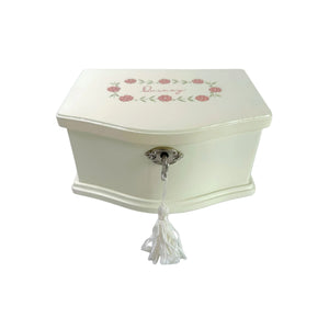 Musical Ballerina Box in Pink Floral
