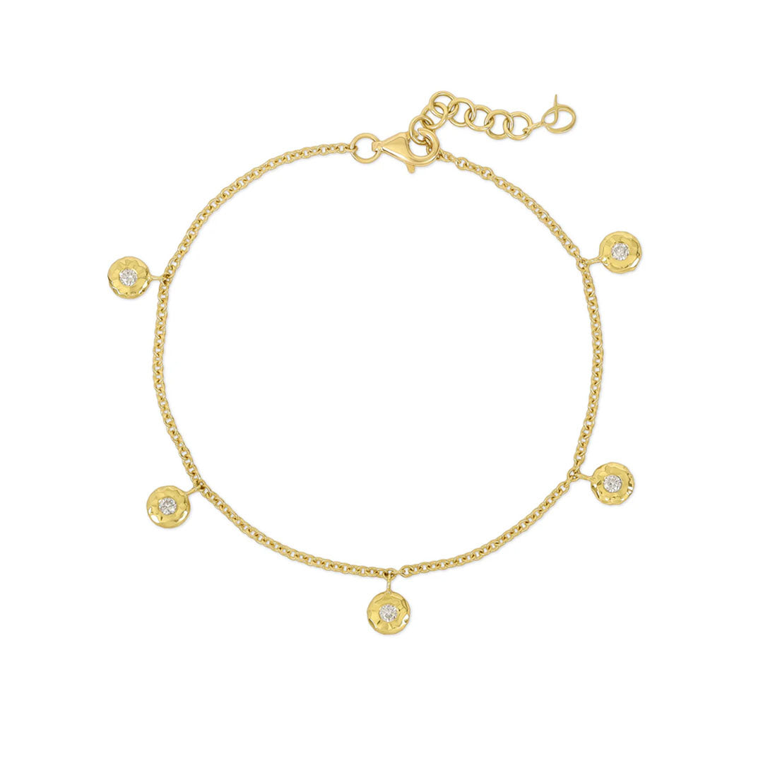 Diamond Five Nesting Gem Bracelet