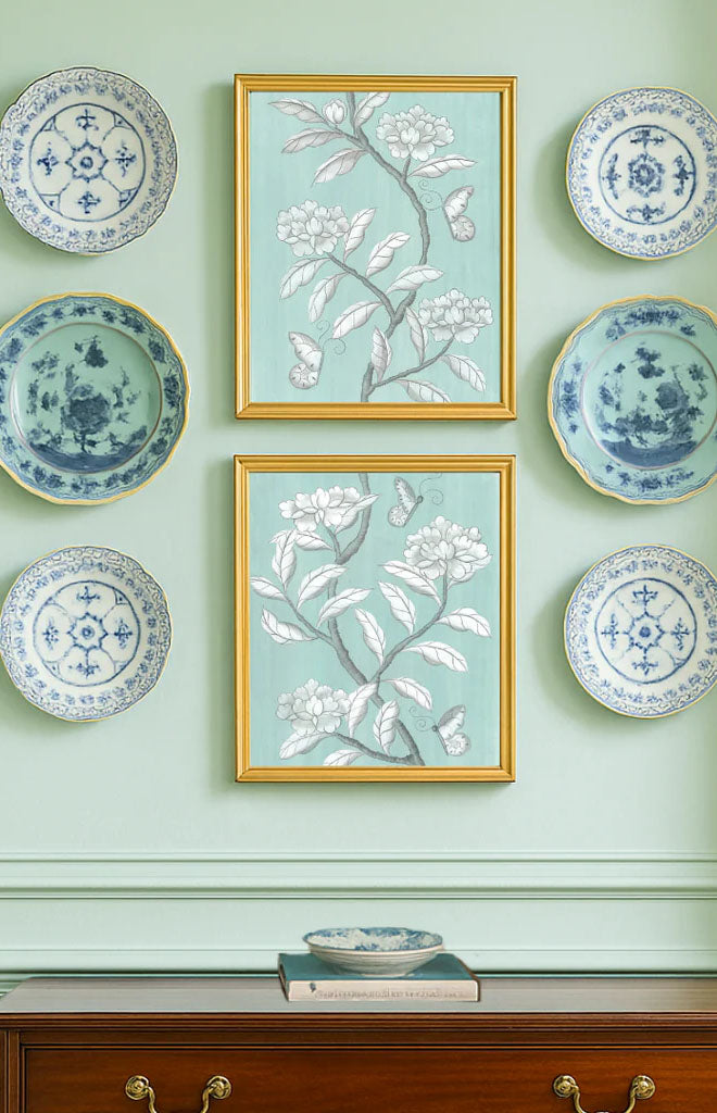 "La Mer" Chinoiserie Originals on Papier