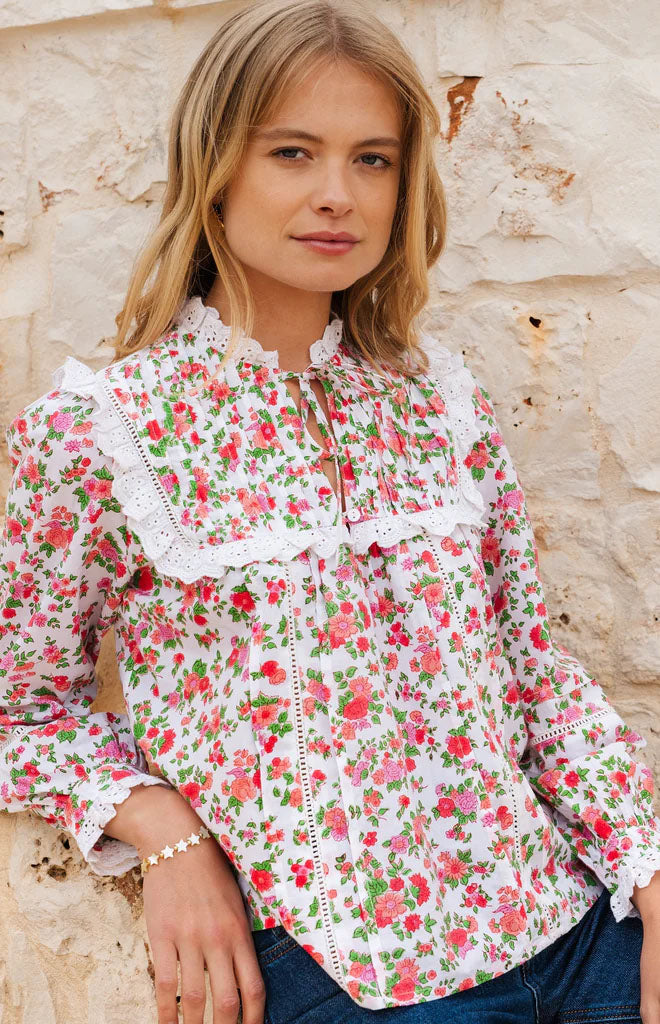 Vintage Ditsy Nettie Blouse