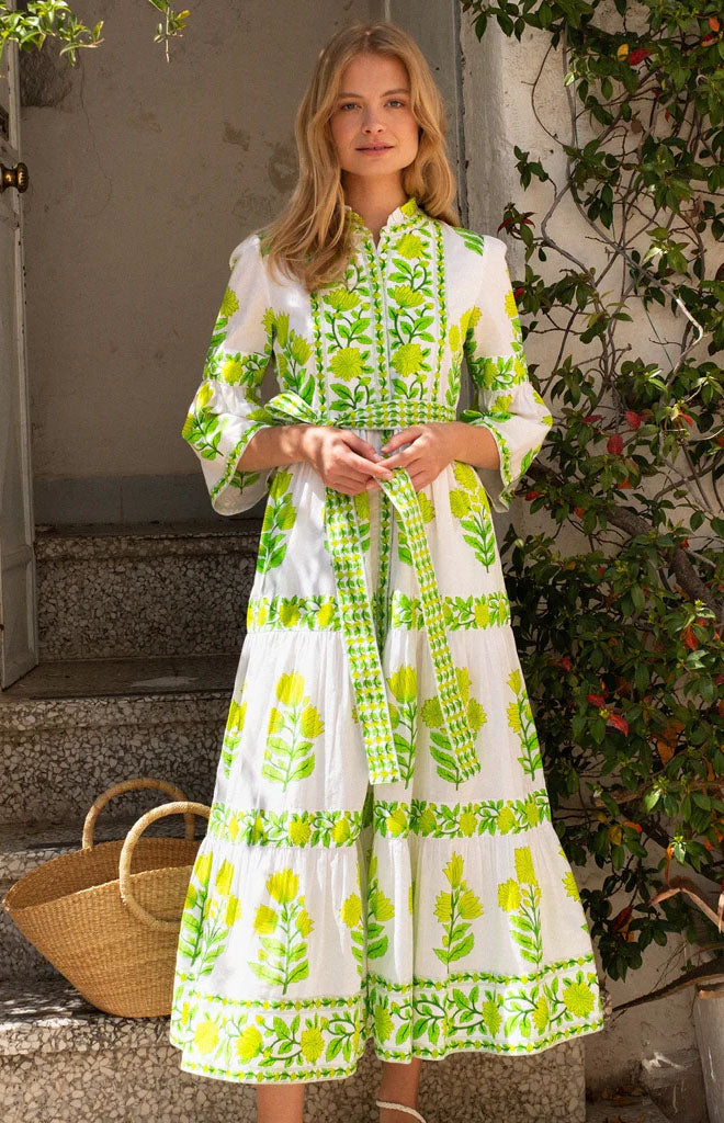 Lime Botanics Gemma Dress