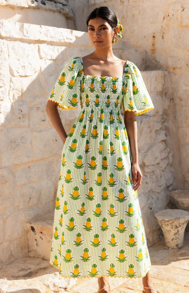 Pineapple Stripe Lolita Dress