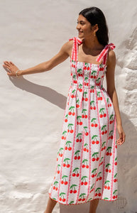 Scalloped Cherry Immy Dress