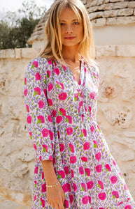 Neon Camelia Sofia Dress