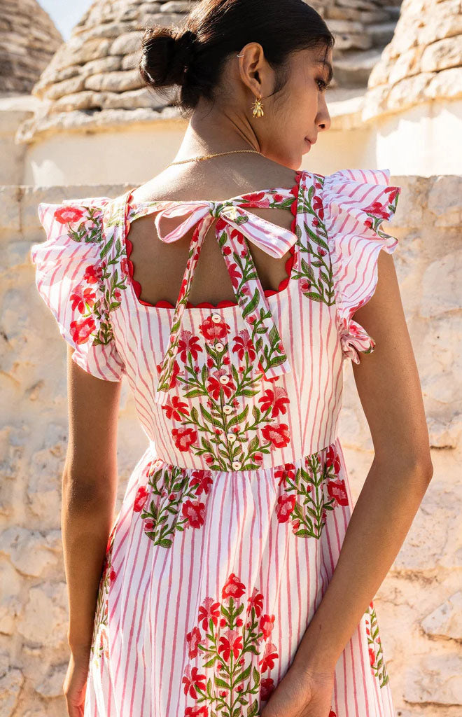 Poppy Stripe Clara Dress