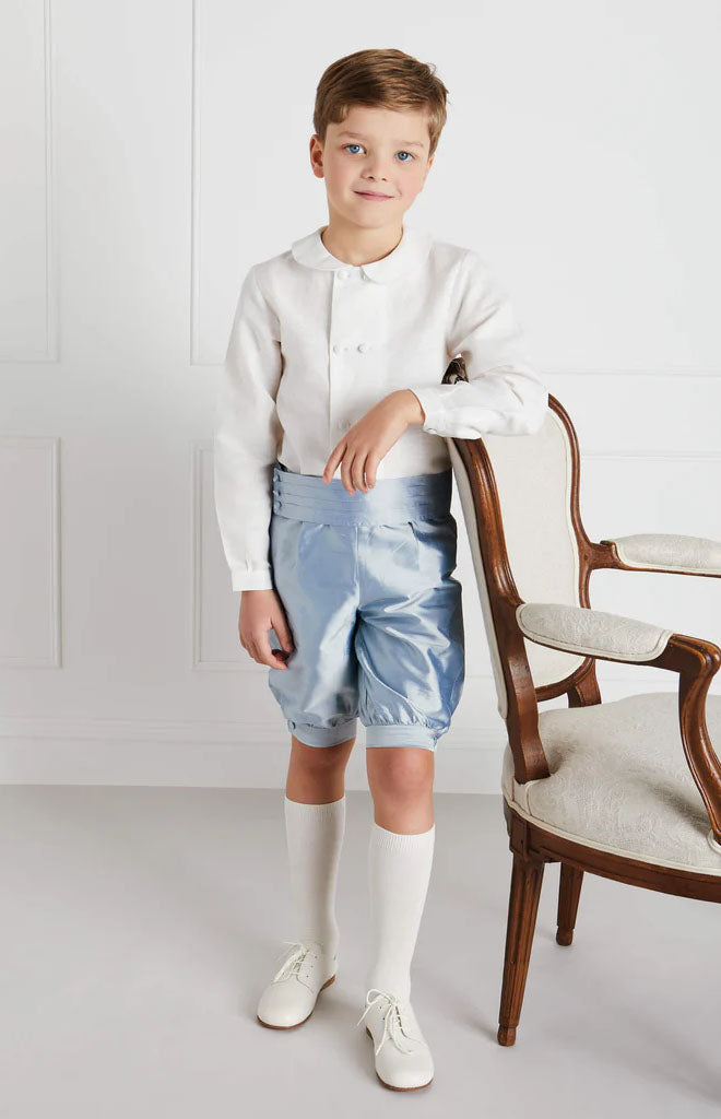 Silk Pageboy Knickerbockers in Blue