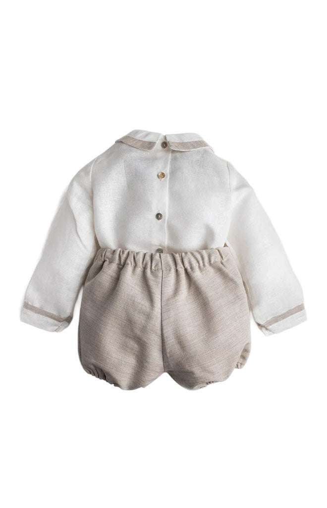 Linen Celebration Set in Beige