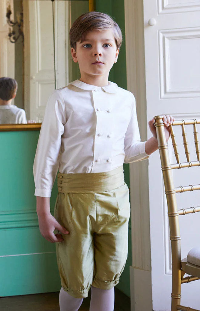 Silk Pageboy Knickerbockers in Green