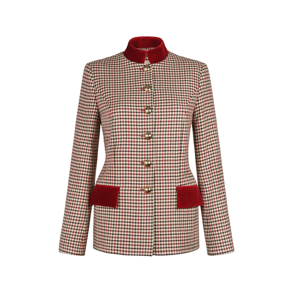 Camille Rosso in Plaid
