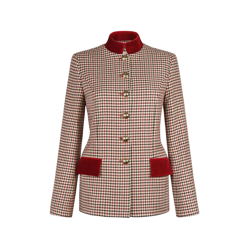 Camille Rosso in Plaid