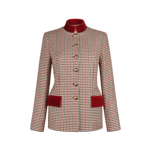 Camille Rosso in Plaid