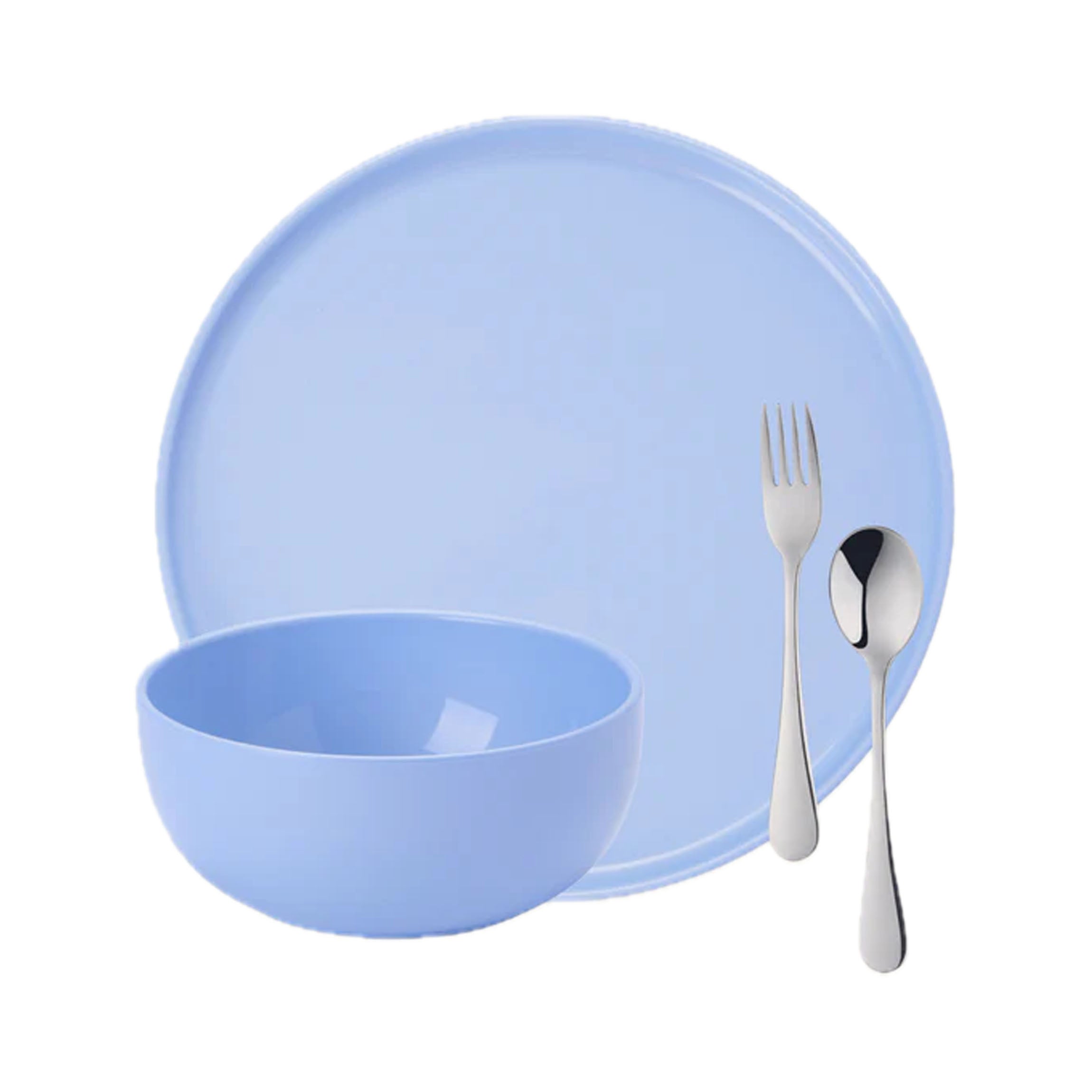 Complete Dinnerware Set in Blue