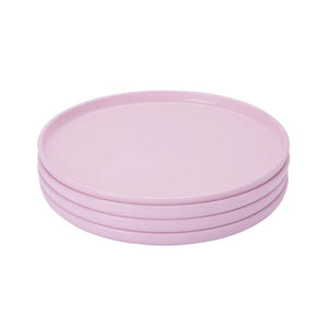 Plates in Pink, Set of 4