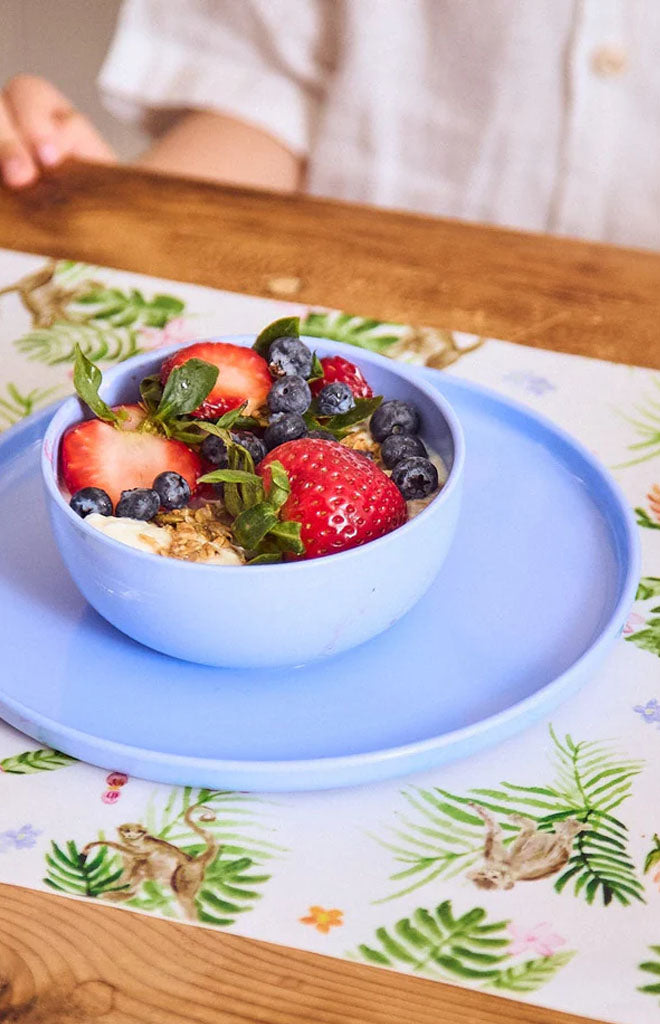 Plates in Blue, Set of 4