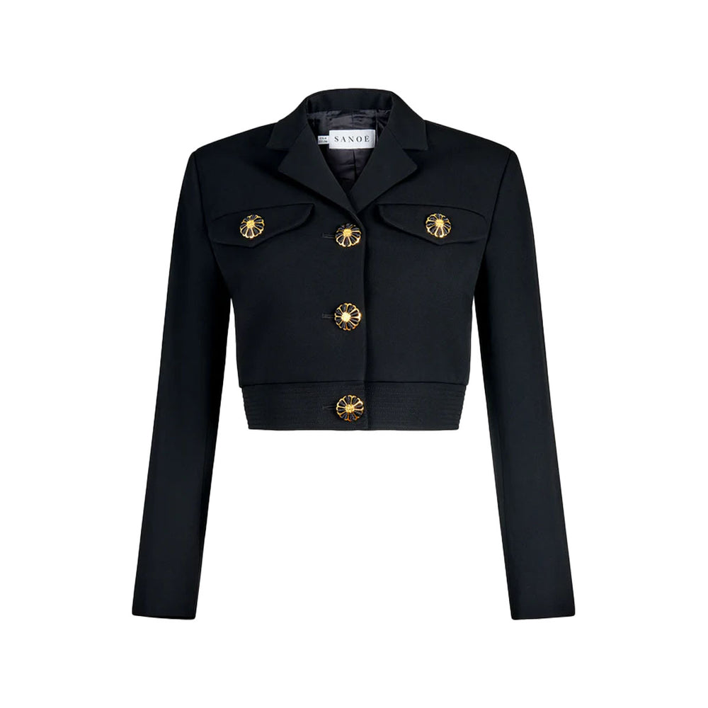 Viola Notte Fleur in Black