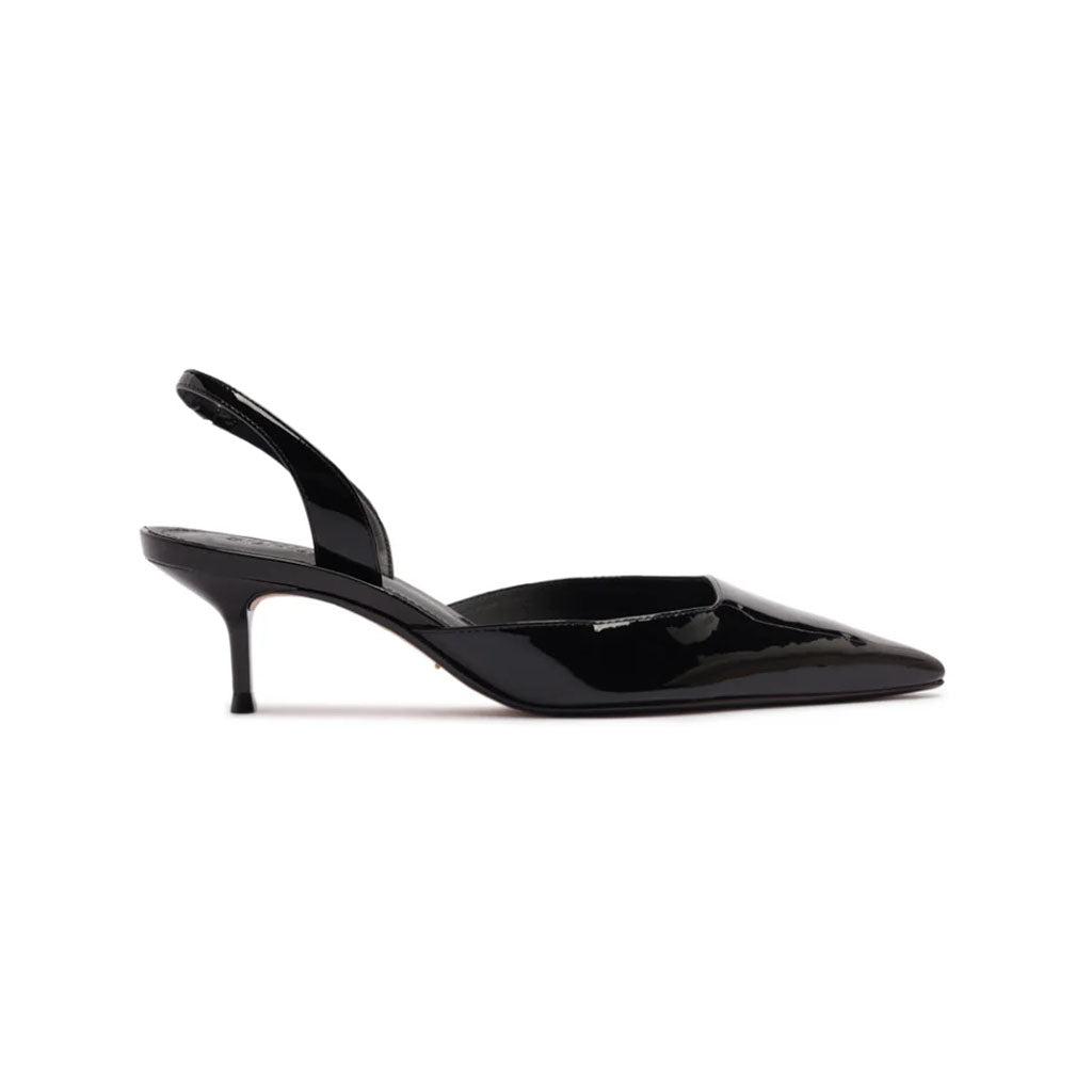 Paola Mid Patent Pump in Black