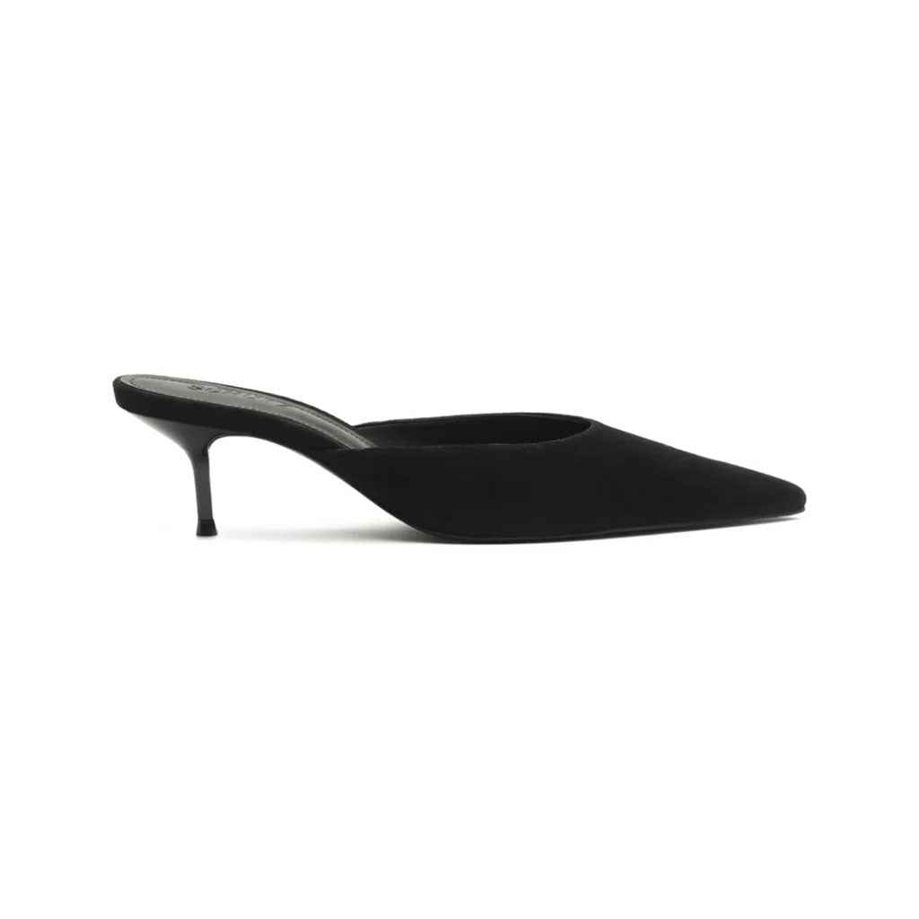 Julie Suede Pump in Black