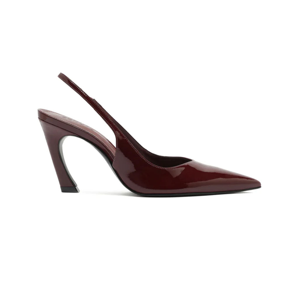 Lexi Sling Patent Pump in Vino
