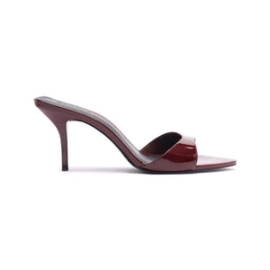 Elodie Patent Sandal in Vino