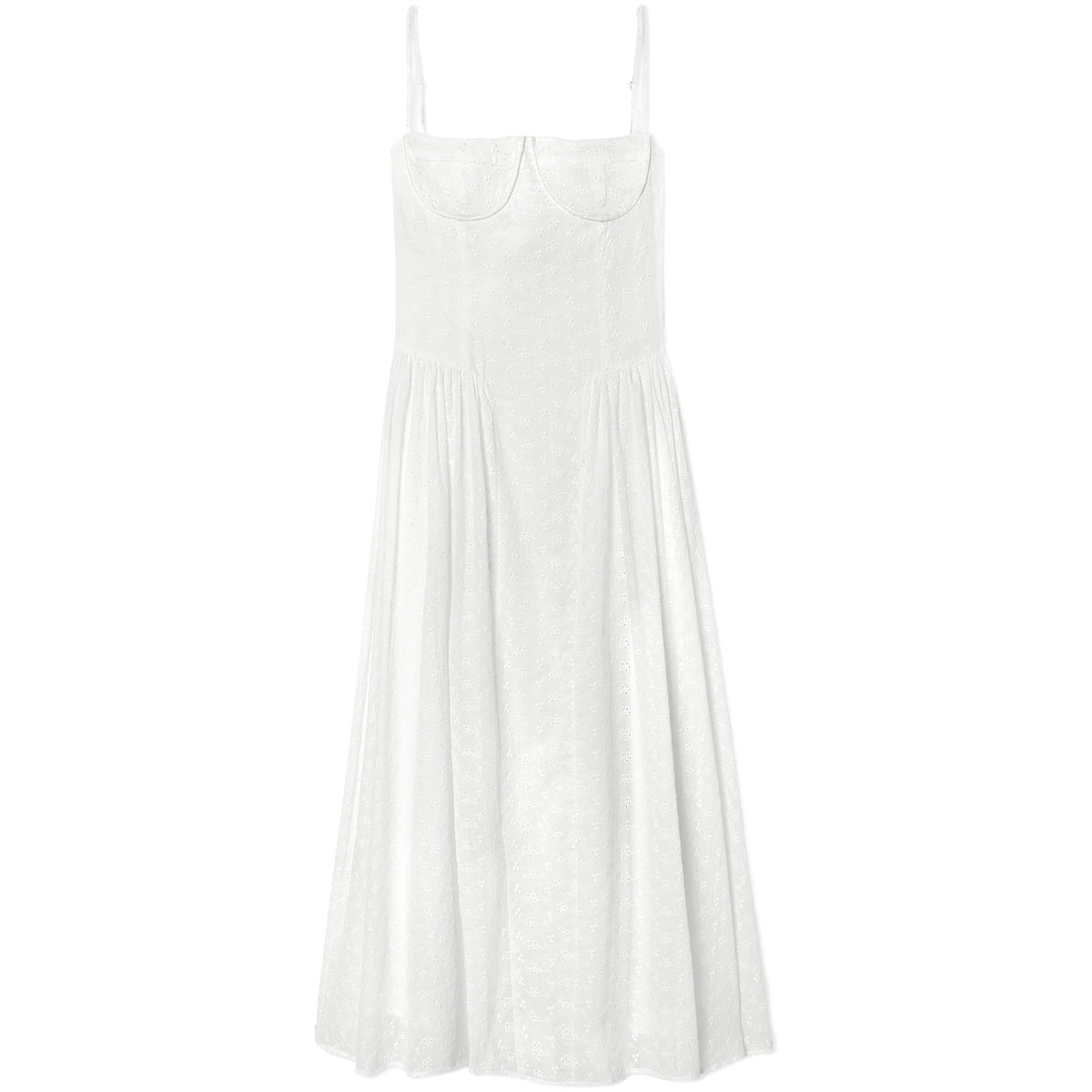 Lou Lou Dress in White Eyelet