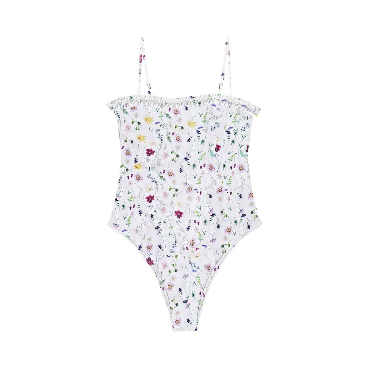 OTM Exclusive: Caroline One-Piece In White Floral