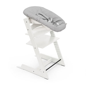 Tripp Trapp® White with Newborn in White