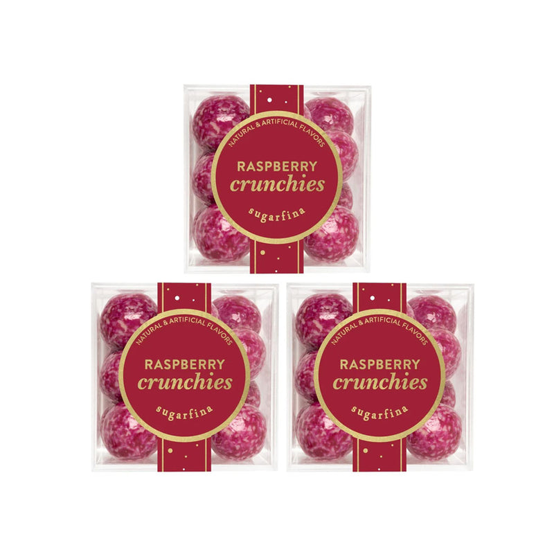 Raspberry Crunchies, Set of 3