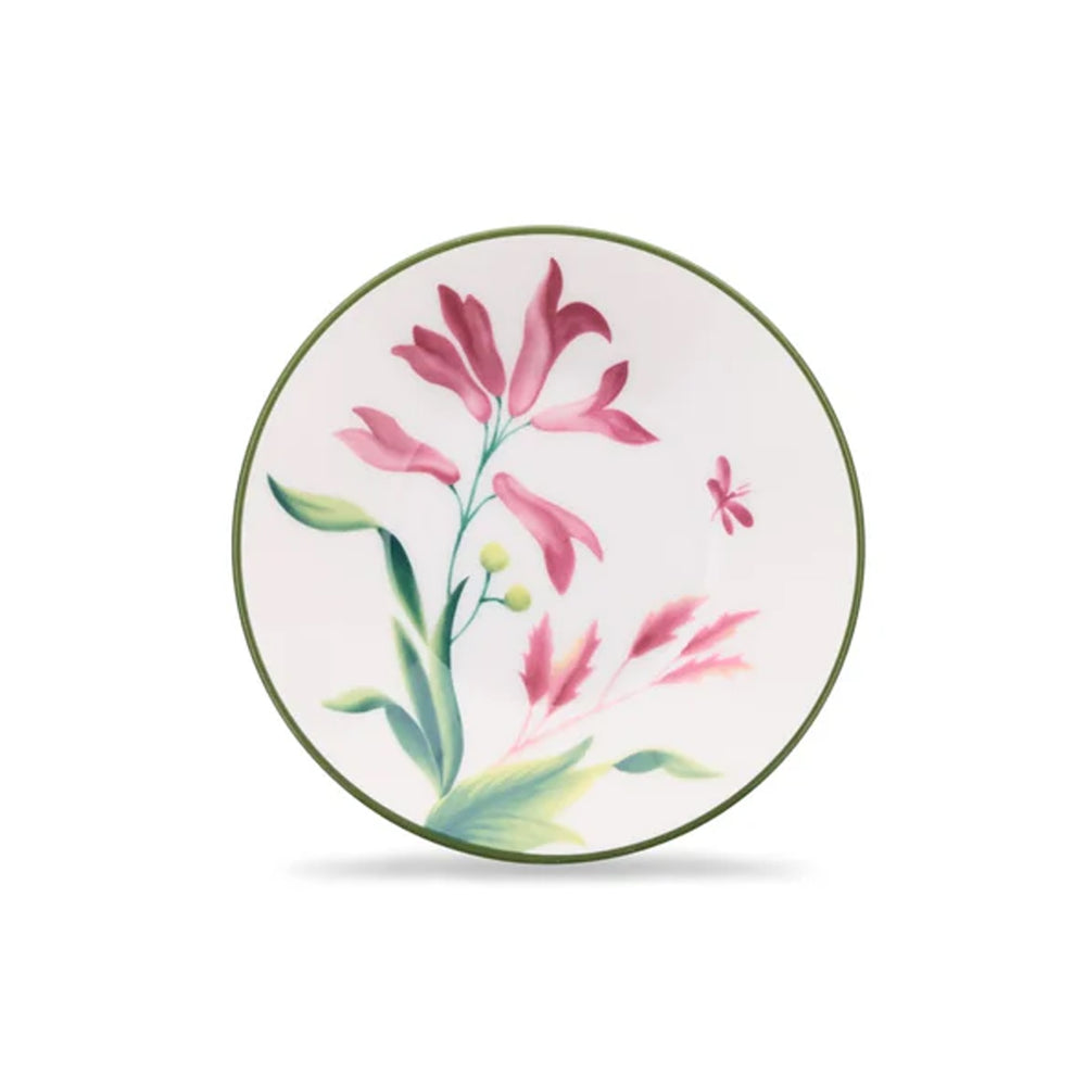 Florenza Malva Fondo Bianco Impero Coffee Saucer
