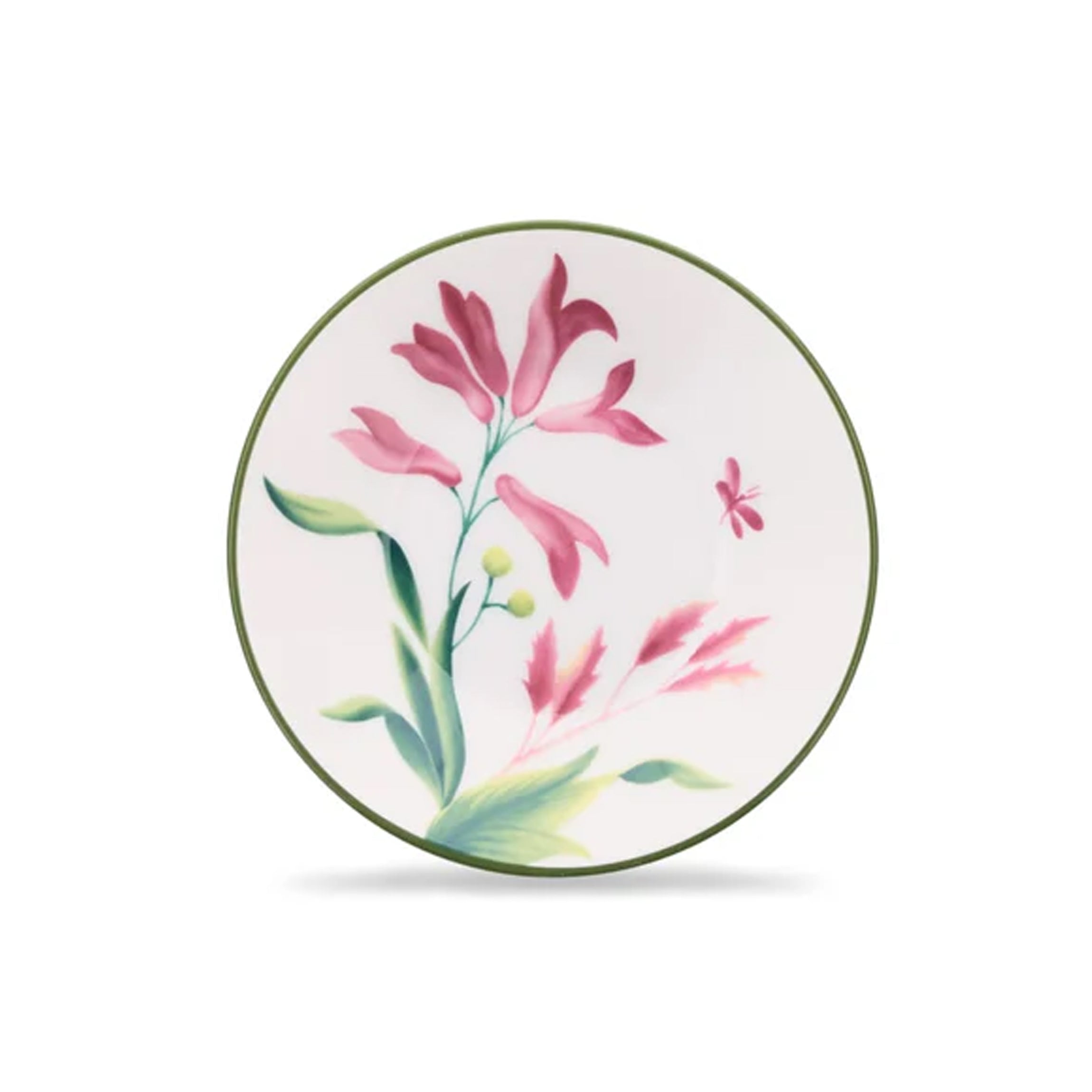 Florenza Malva Fondo Bianco Impero Tea Saucer