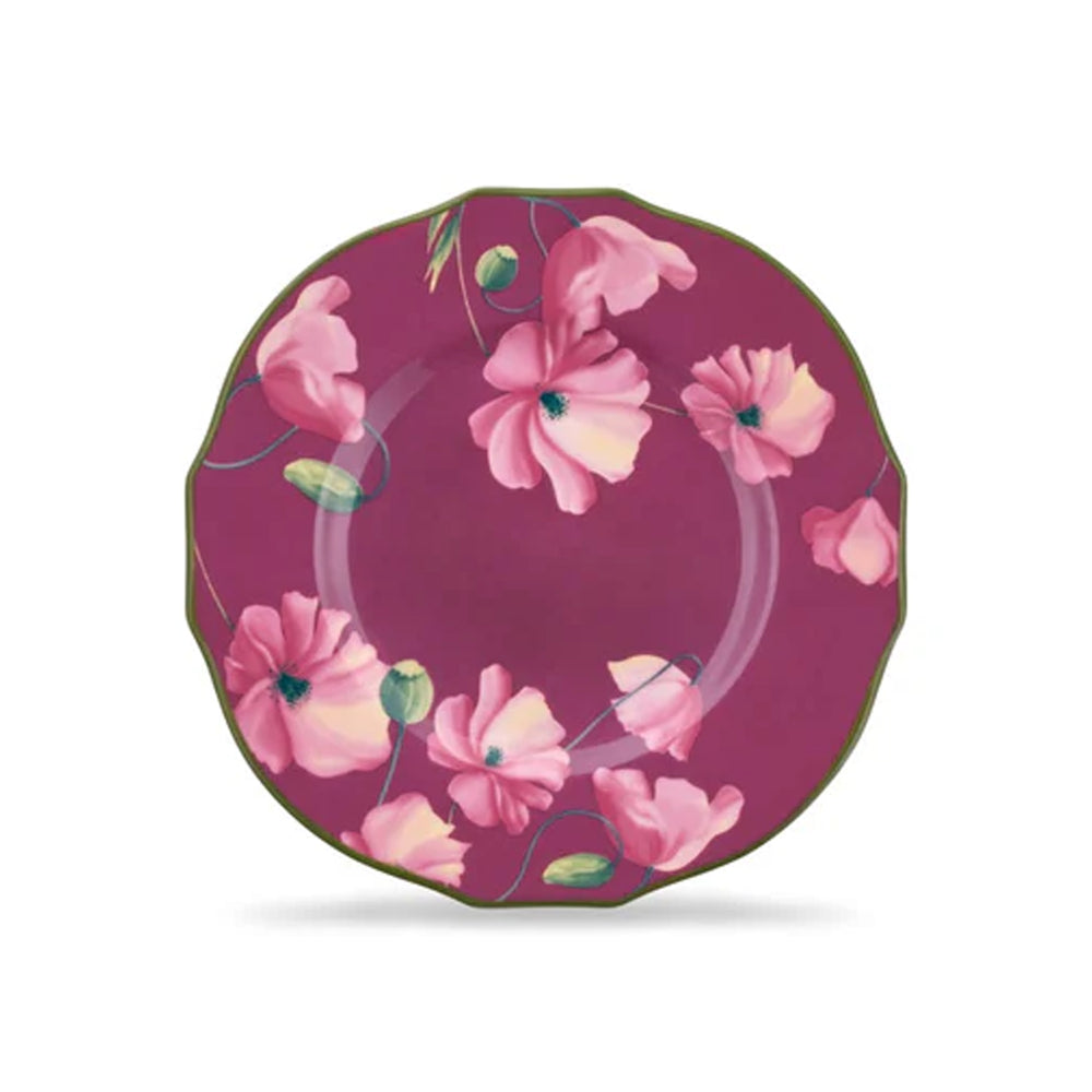 Florenza Malva Fondo Scuro Duchessa Bread Plate