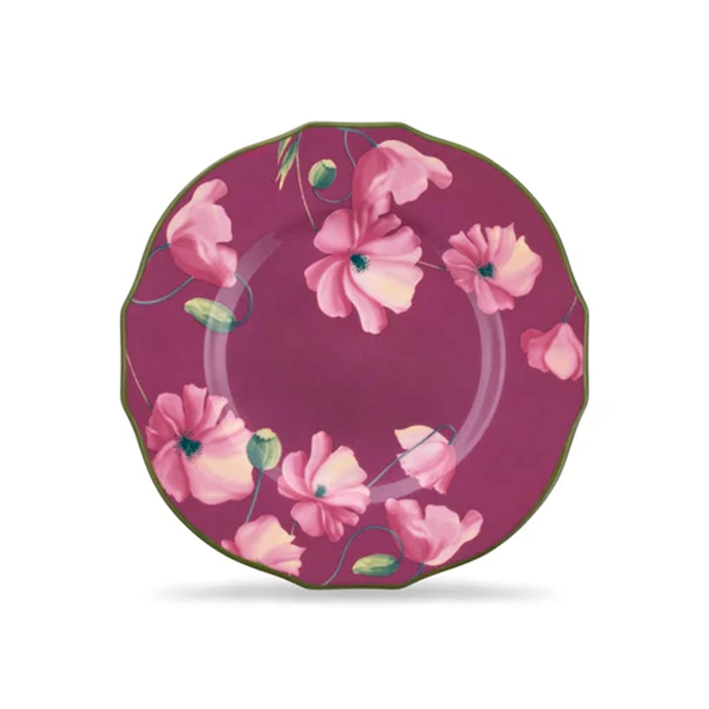 Florenza Malva Fondo Scuro Duchessa Bread Plate