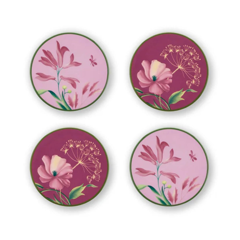 Florenza Malva Oggetti Coasters, Set of 4
