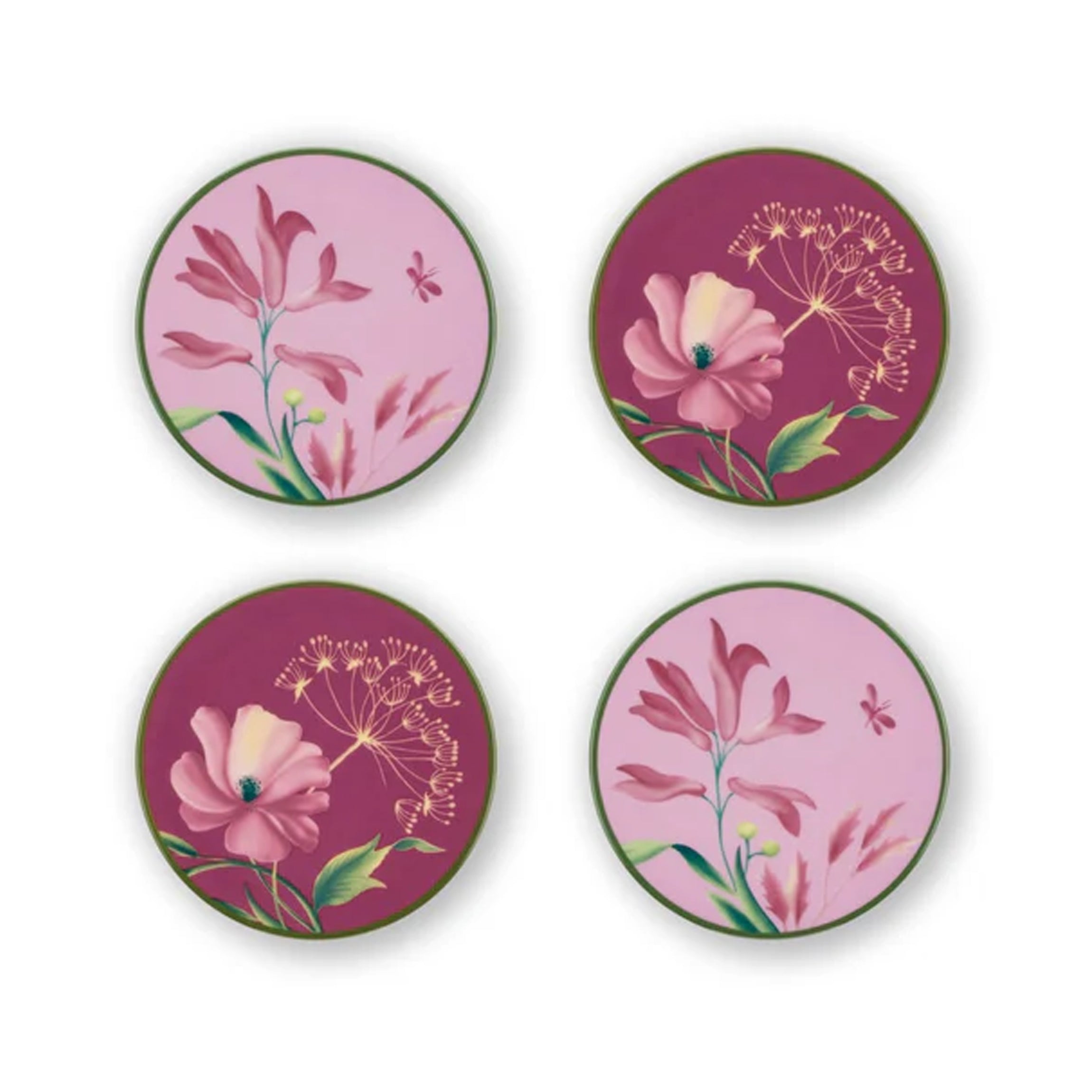 Florenza Malva Oggetti Coasters, Set of 4